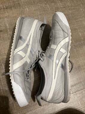 Onitsuka Tiger Mexico 66 SD Oyster Grey Silver Leather Sneakers 1183A872
